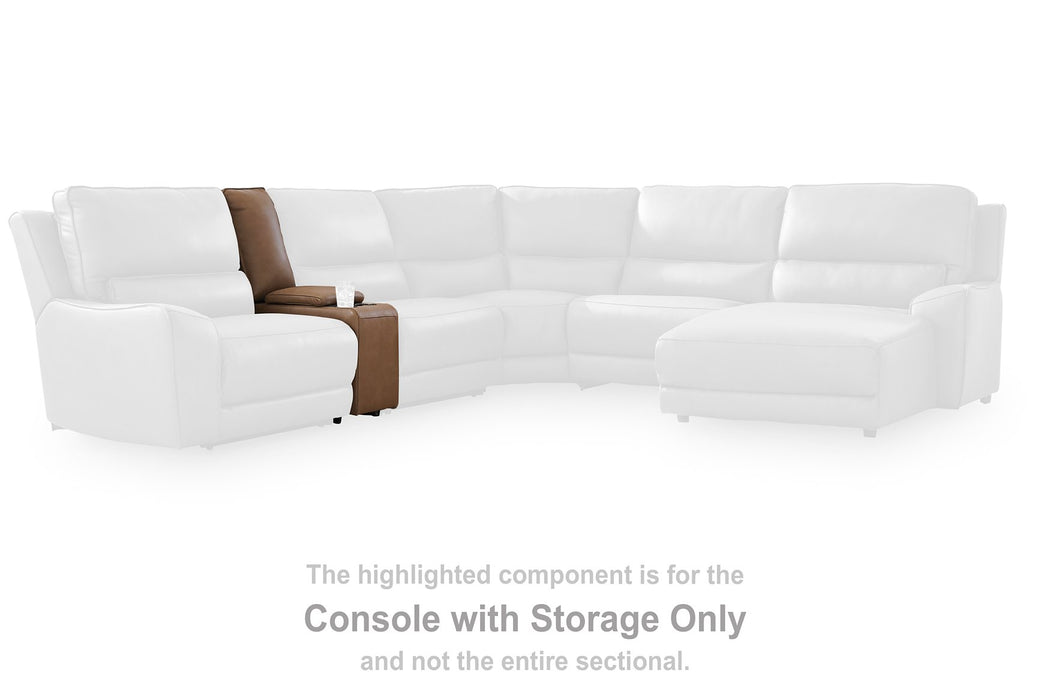 Five Star Furniture - DeepWakes Reclining Sectional with Storage Console