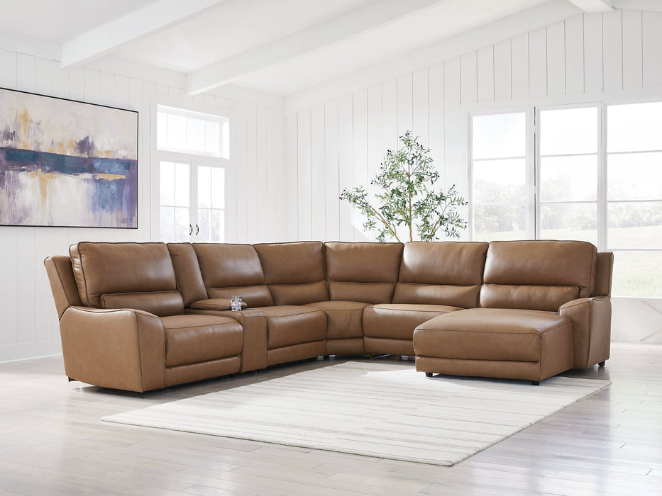 Five Star Furniture - DeepWakes Power Reclining Sectional with Chaise
