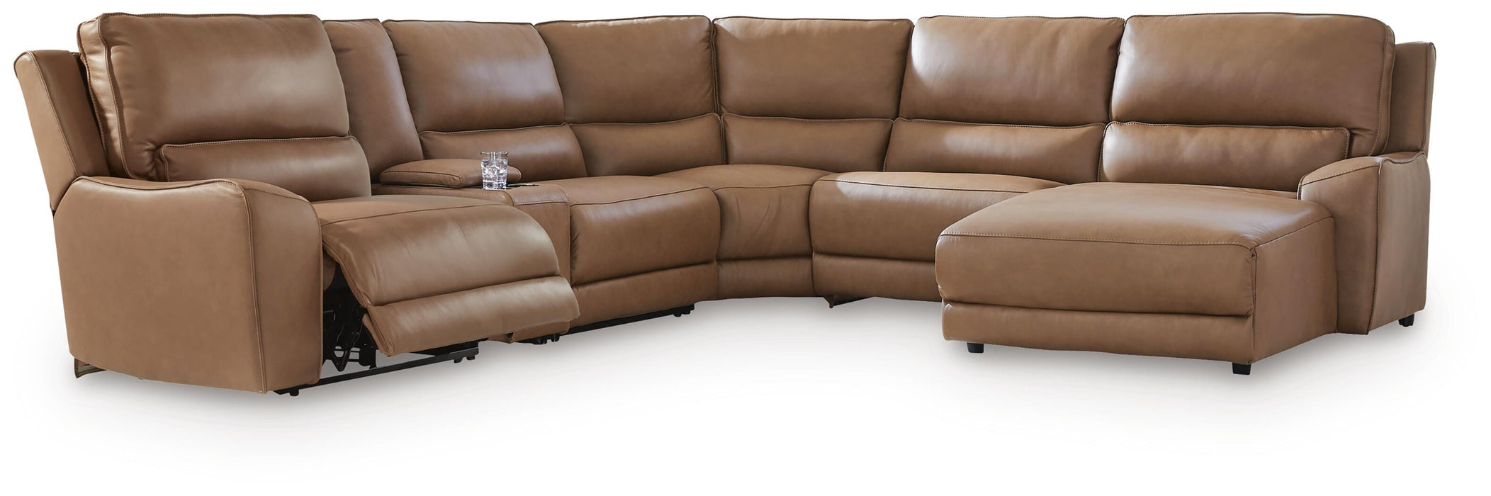 Five Star Furniture - DeepWakes Power Reclining Sectional with Chaise - Five Star Furniture & Mattress (GA)