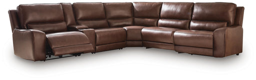 Five Star Furniture - DeepWakes Reclining Sectional with Storage Console - Five Star Furniture & Mattress (GA)