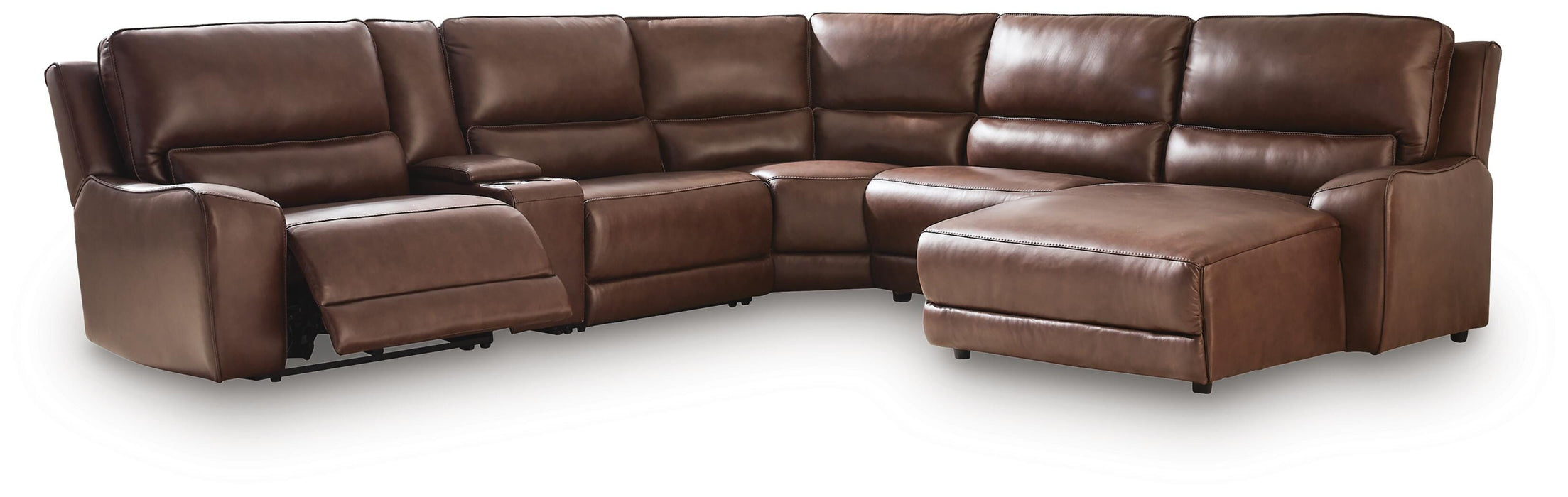 Five Star Furniture - DeepWakes Power Reclining Sectional with Chaise - Five Star Furniture & Mattress (GA)
