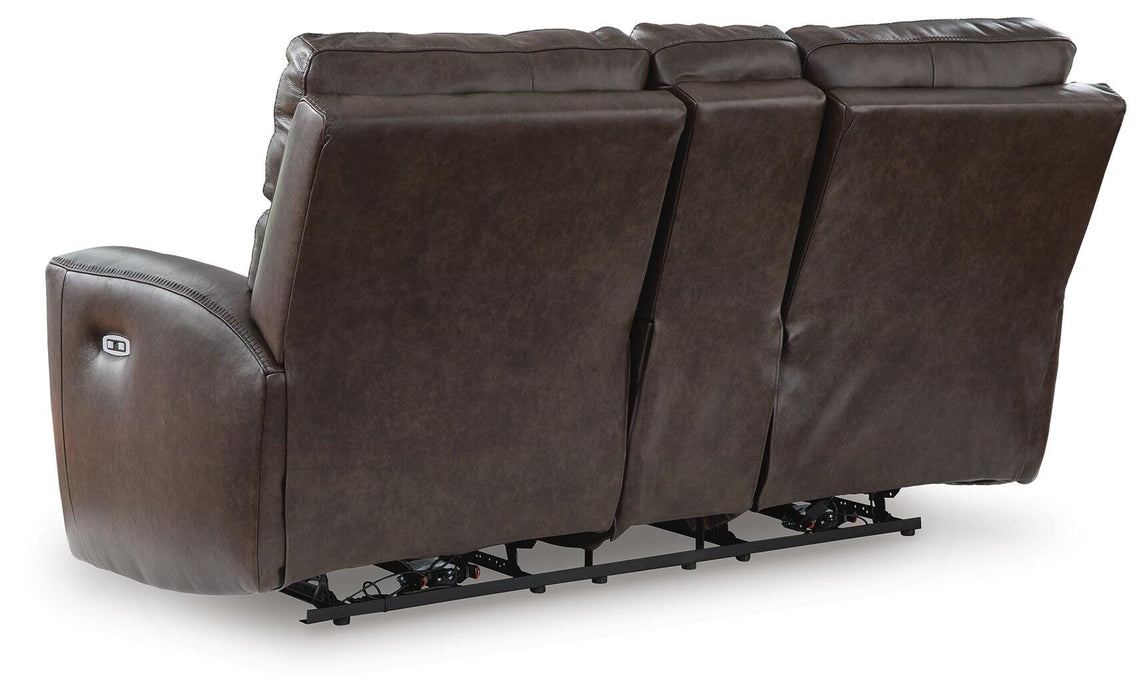 Five Star Furniture - Crossplex Power Reclining Loveseat with Console