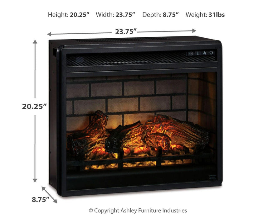 Five Star Furniture - Entertainment Accessories Electric Infrared Fireplace Insert