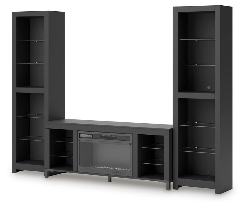 Five Star Furniture - Cayberry Entertainment Center with Electric Fireplace