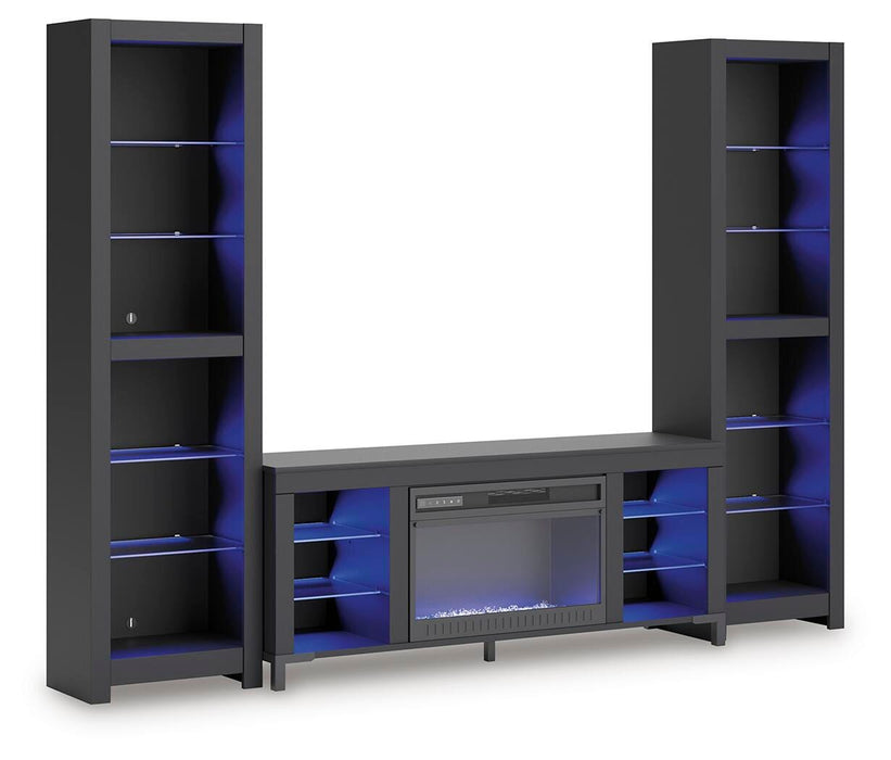 Five Star Furniture - Cayberry Entertainment Center with Electric Fireplace