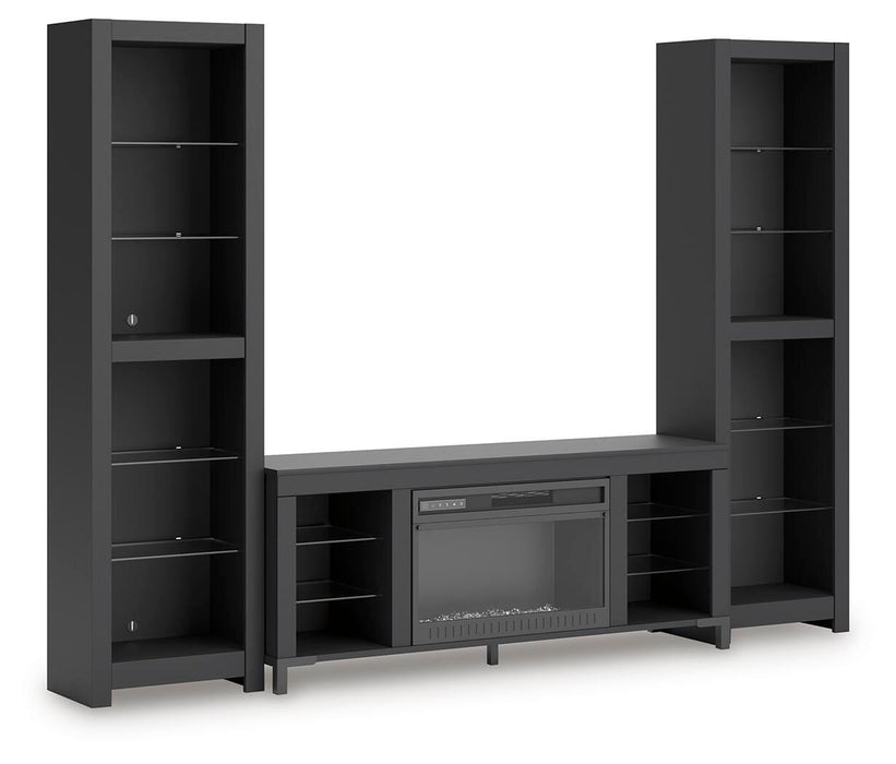 Five Star Furniture - Cayberry Entertainment Center with Electric Fireplace