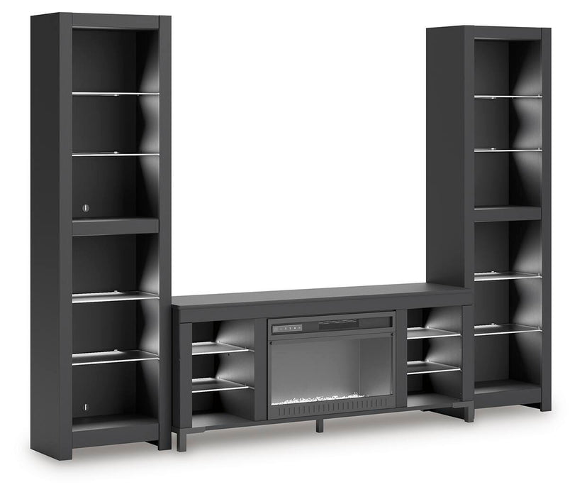 Five Star Furniture - Cayberry Entertainment Center with Electric Fireplace