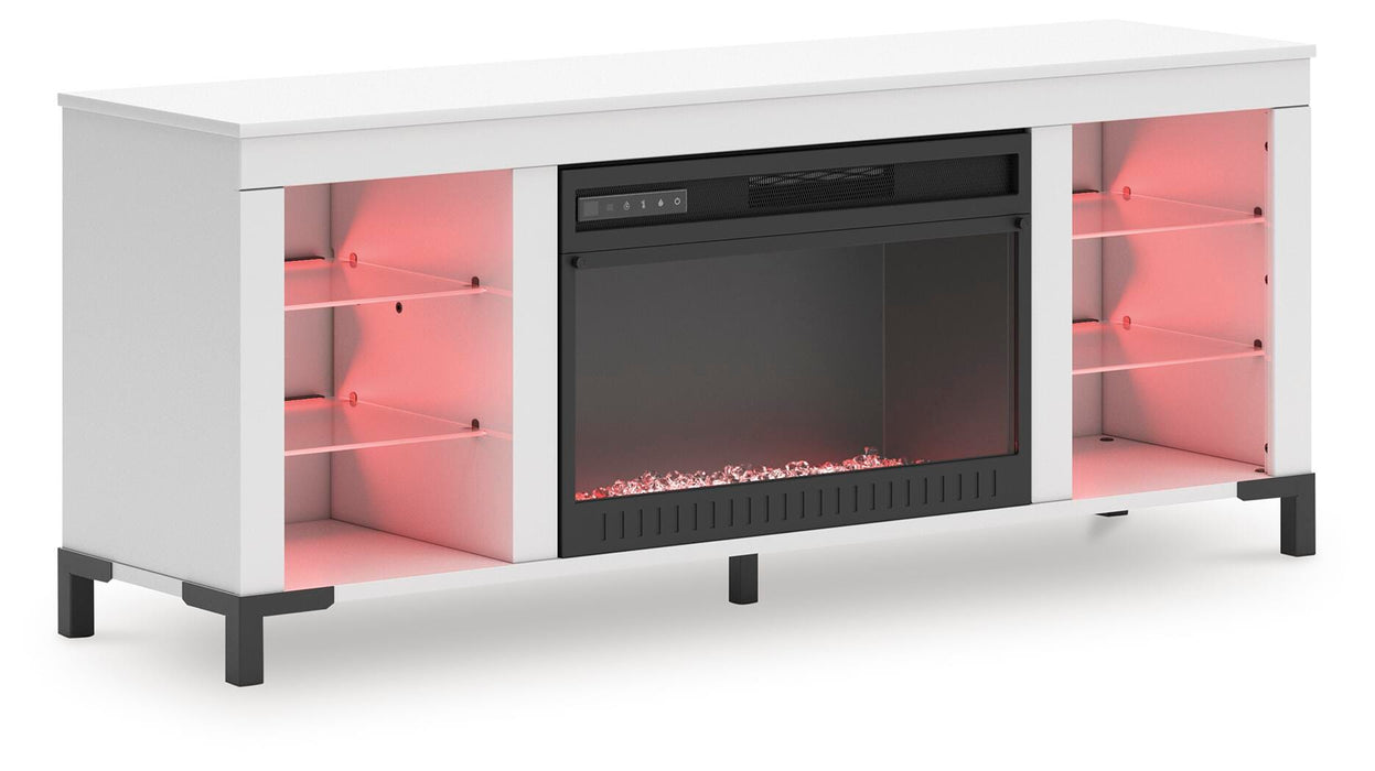 Five Star Furniture - Brollevi 60" TV Stand with Electric Fireplace