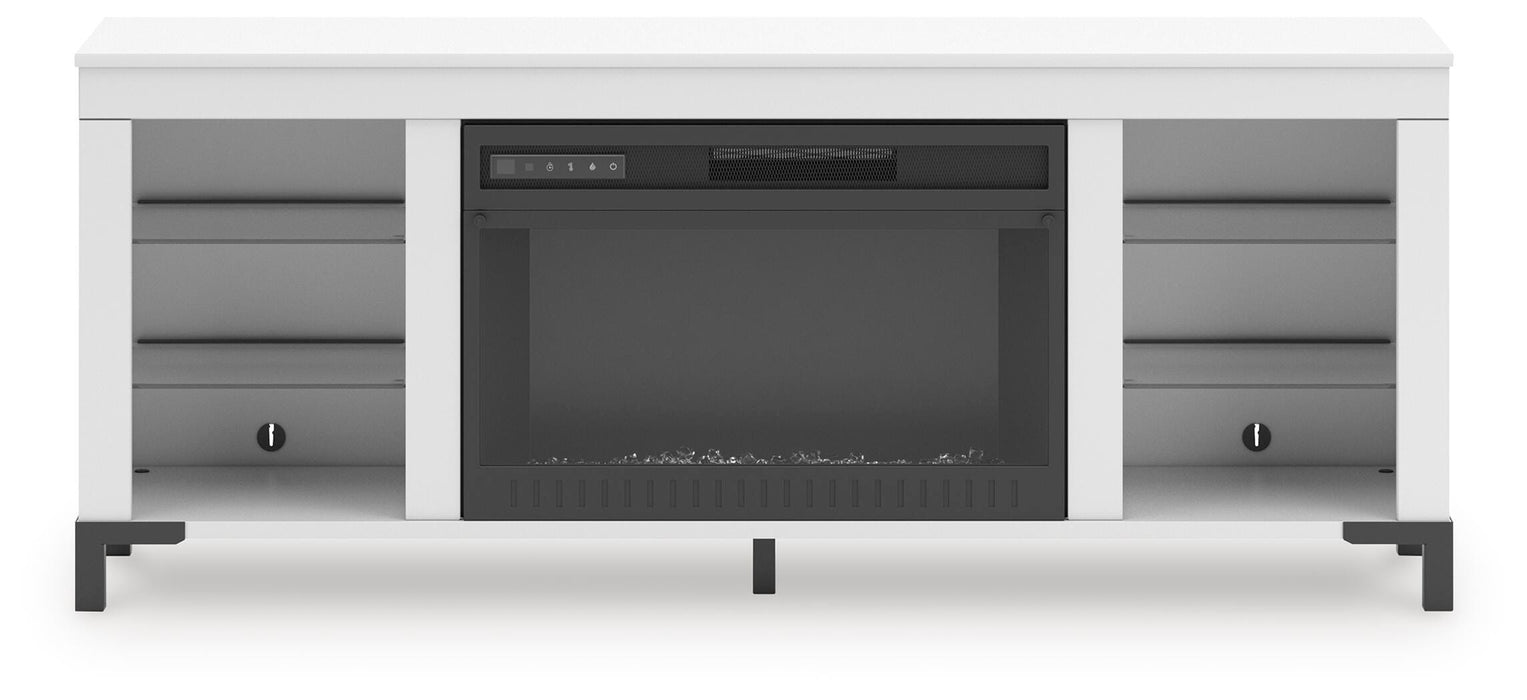 Five Star Furniture - Brollevi 60" TV Stand with Electric Fireplace