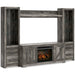 Five Star Furniture - Wynnlow 4-Piece Entertainment Center with Electric Fireplace image