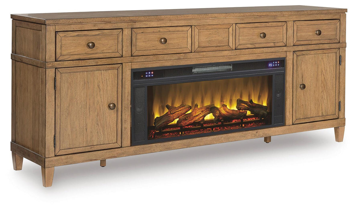 Five Star Furniture - Sharlance 81" TV Stand with Electric Fireplace image