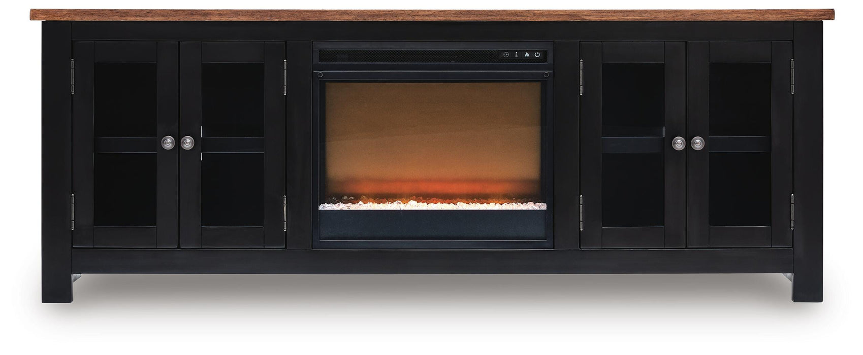 Five Star Furniture - Wildenauer 76" TV Stand with Electric Fireplace