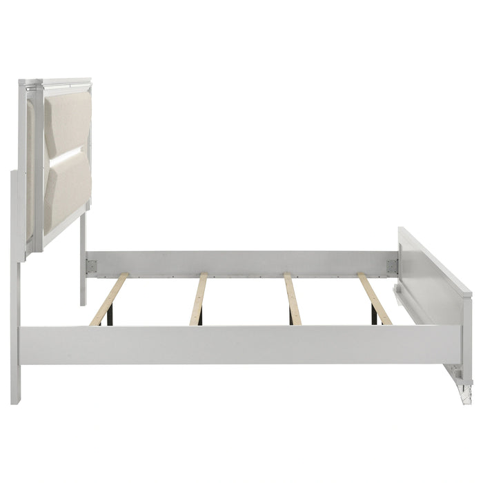 Five Star Furniture - Marmore Panel Bed with LED Lighting