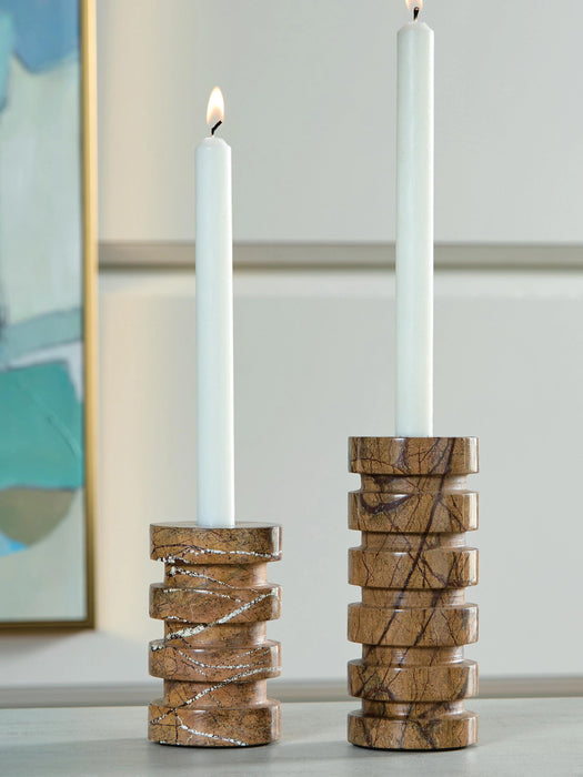 Five Star Furniture - Emsleyfield Candle Holder Set (Set of 2)