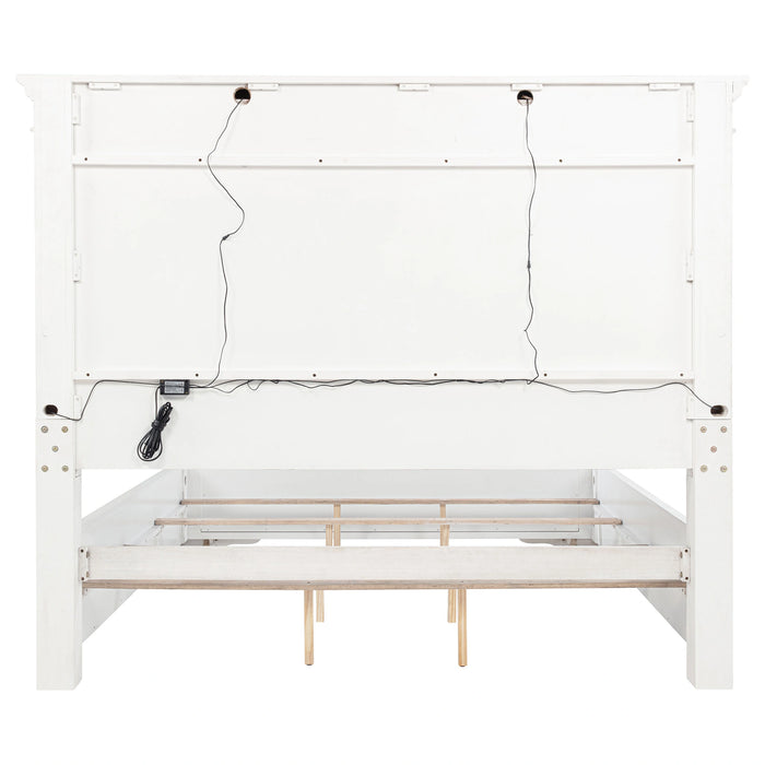 Five Star Furniture - McKinney Panel Bed with LED Lighting