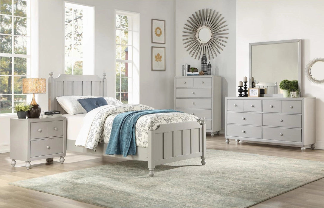 Five Star Furniture - Wellsummer Mirror in Gray 1803GY-6