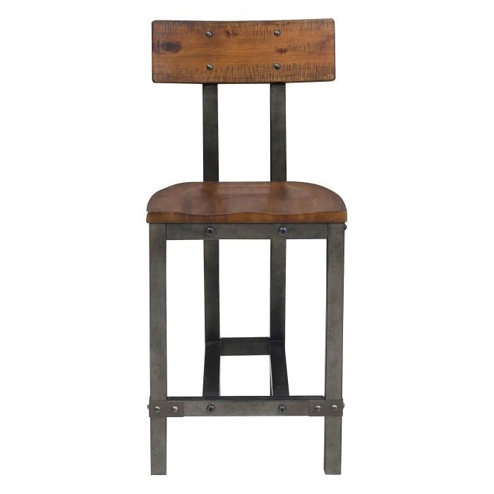 Five Star Furniture - Holverson Counter Height Chair in Rustic Brown (Set of 2)