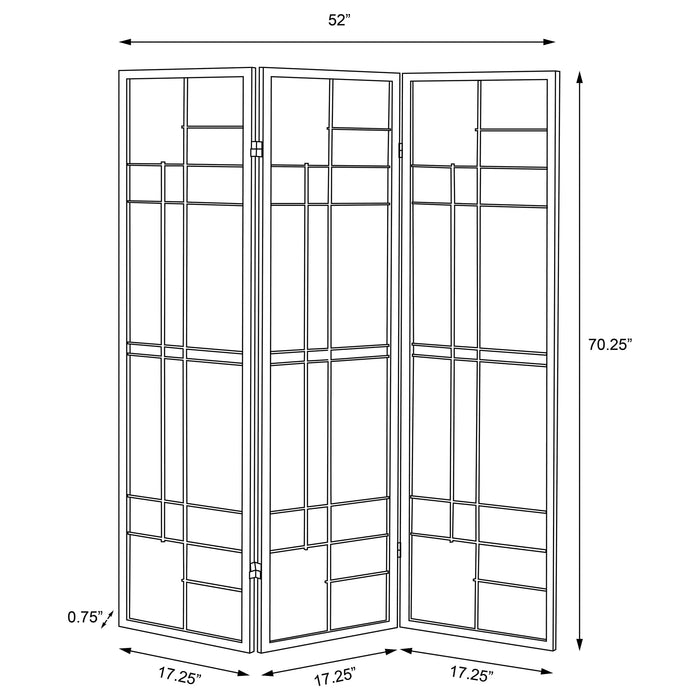 Five Star Furniture - Katerina Three-Panel Room Divider