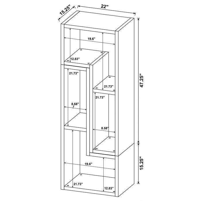 Five Star Furniture - Velma Bookshelf Console
