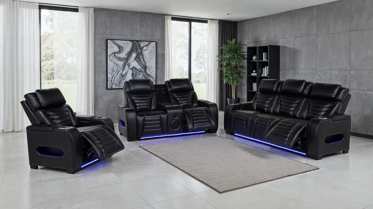 Five Star Furniture - Zuma Dual Power Reclining Sofa Set