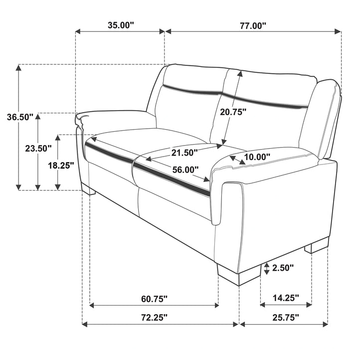Five Star Furniture - Arabella Sofa Set