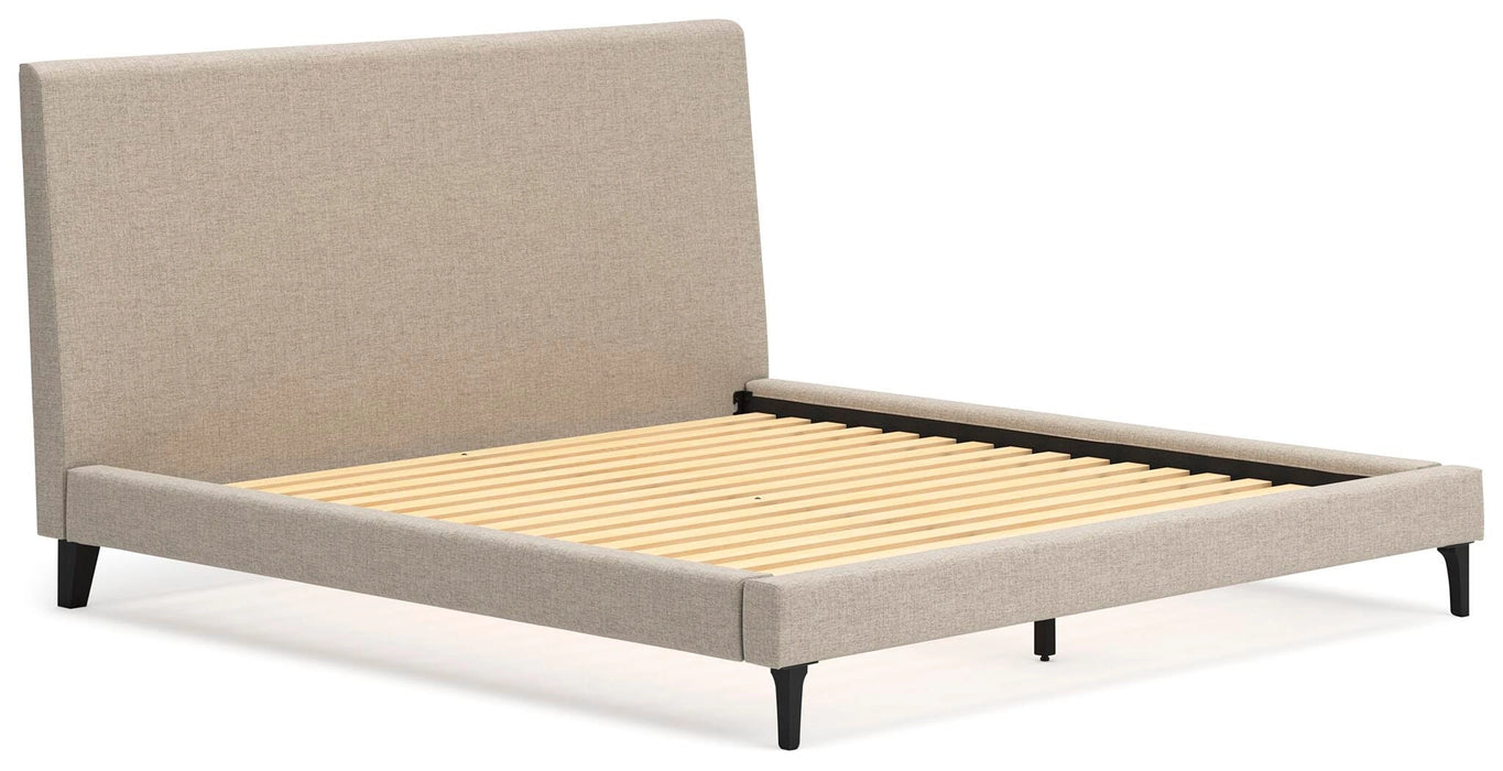 Five Star Furniture - Cielden Upholstered Bed with Roll Slats