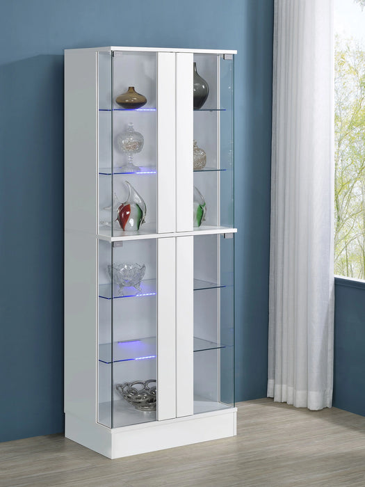 Five Star Furniture - Cabra Curio Cabinet with LED Lighting