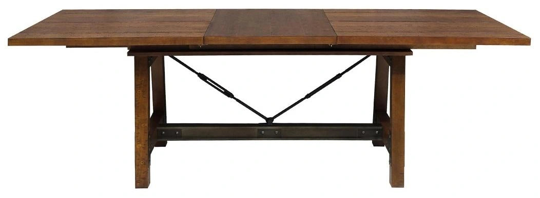 Five Star Furniture - Holverson Dining Table in Rustic Brown 1715-94