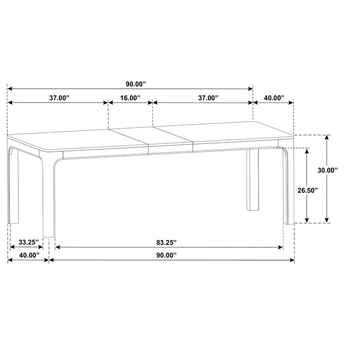 Five Star Furniture - Solano Extension Dining Table