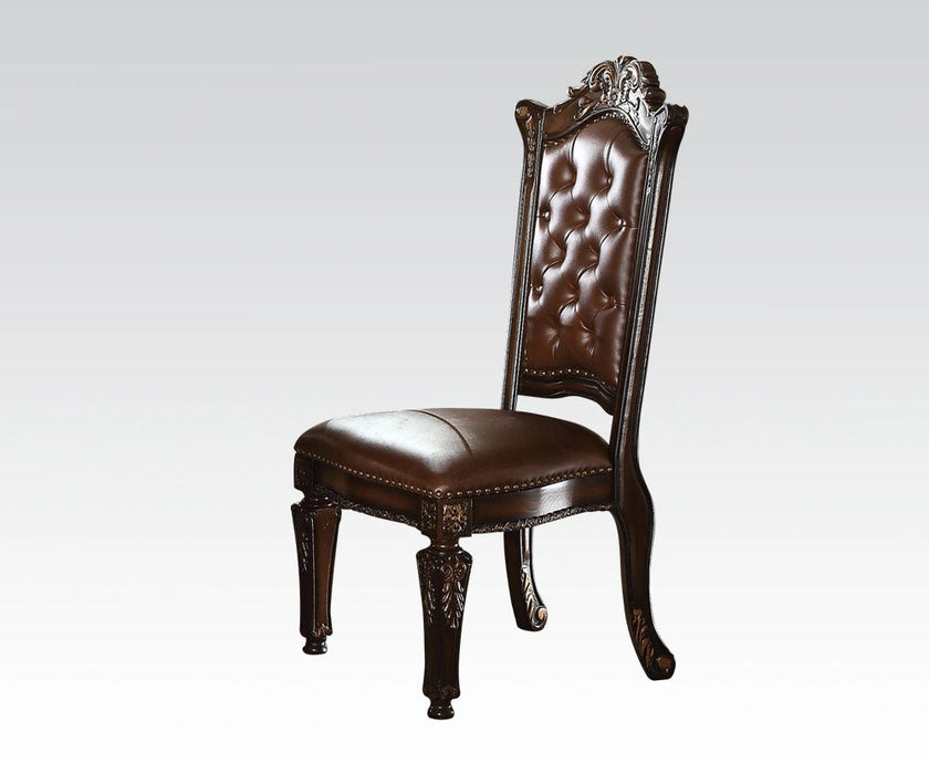 Five Star Furniture - Acme Vendome Dining Side Chair with Leather-Like Uphostery (Set of 2) 62004