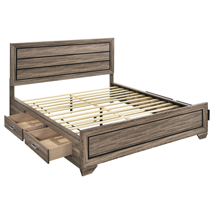 Five Star Furniture - Kauffman Panel Platform Storage Bed