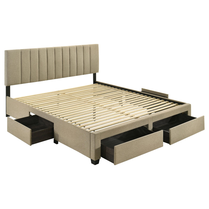 Five Star Furniture - Wheatland Panel Platform Storage Bed
