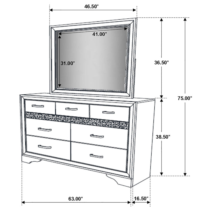 Five Star Furniture - Miranda Dresser with Mirror