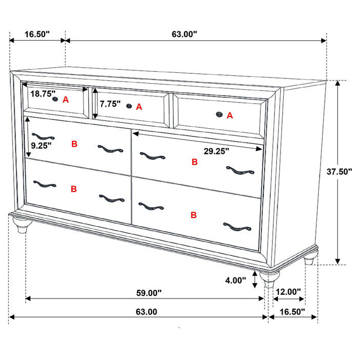 Five Star Furniture - Barzini Bedroom Set