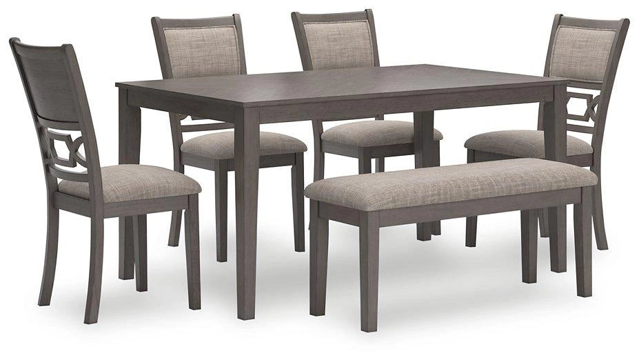 Five Star Furniture - Wrenning Dining Table and 4 Chairs and Bench (Set of 6) image