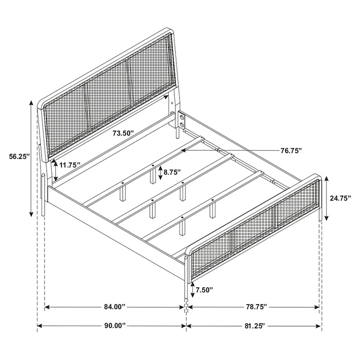Five Star Furniture - Arini Panel Bed