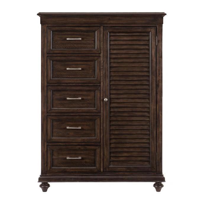 Five Star Furniture - Cardona Wardrobe Chest in Driftwood Charcoal 1689-10