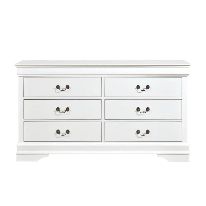 Five Star Furniture - Mayville 6 Drawer Dresser in White 2147W-5