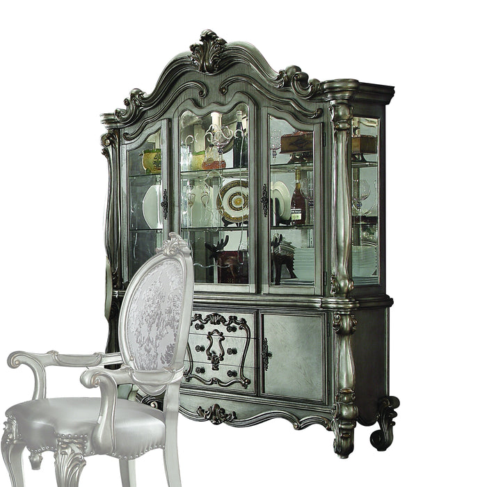 Five Star Furniture - Versailles Antique Platinum Hutch & Buffet