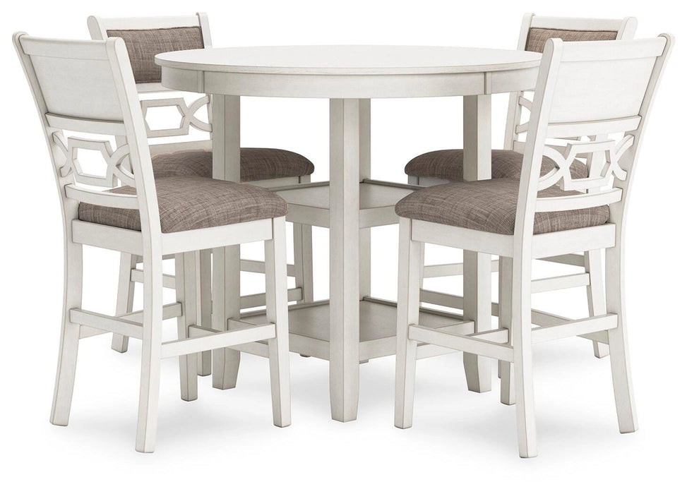 Five Star Furniture - Erinberg Counter Height Dining Table and 4 Barstools (Set of 5)
