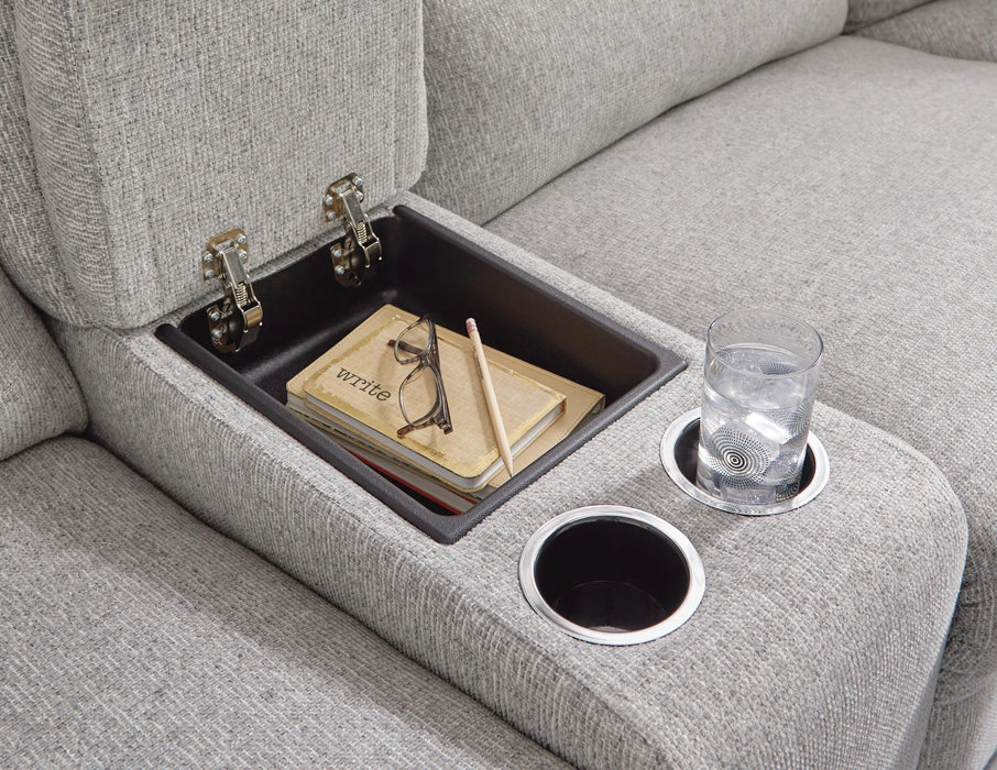 Five Star Furniture - Acklen Place Power Sectional Reclining Sofa with Storage Console