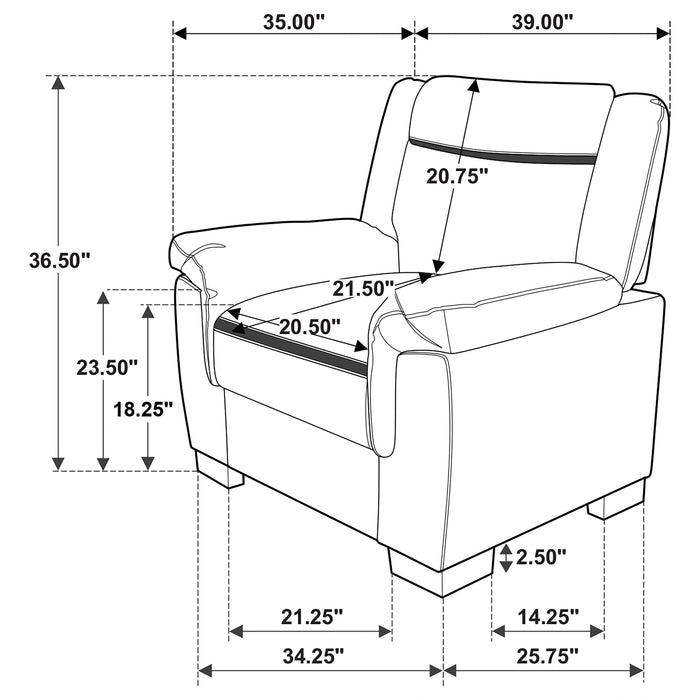 Five Star Furniture - Arabella Sofa Set