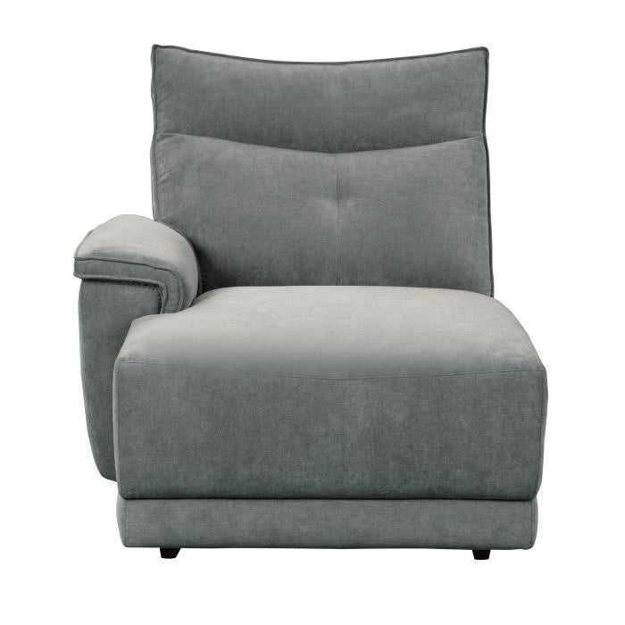 Five Star Furniture - Tesoro Left Side Chaise in Dark Gray 9509DG-5L