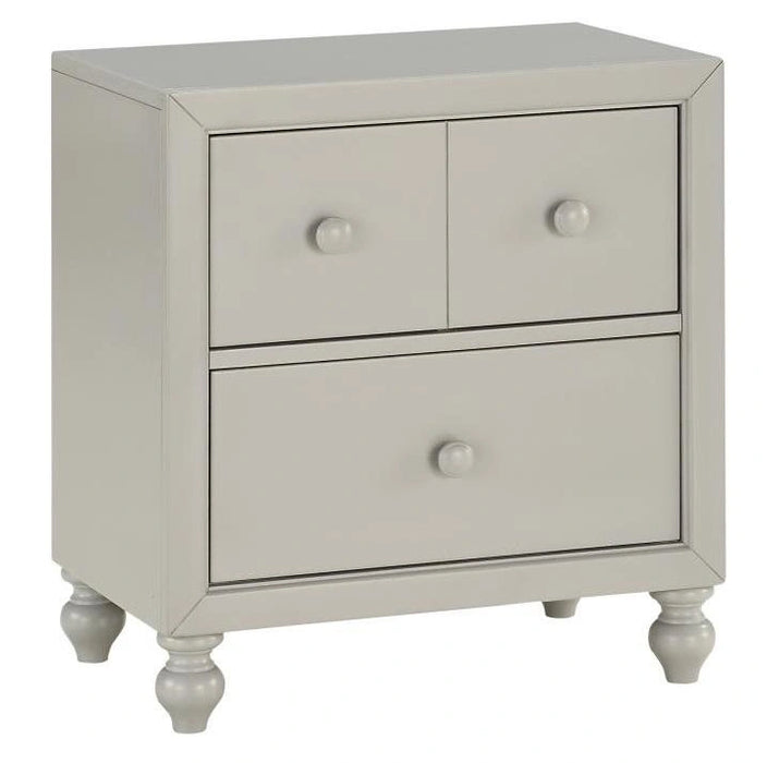 Five Star Furniture - Wellsummer 2 Drawer Nightstand in Gray 1803GY-4