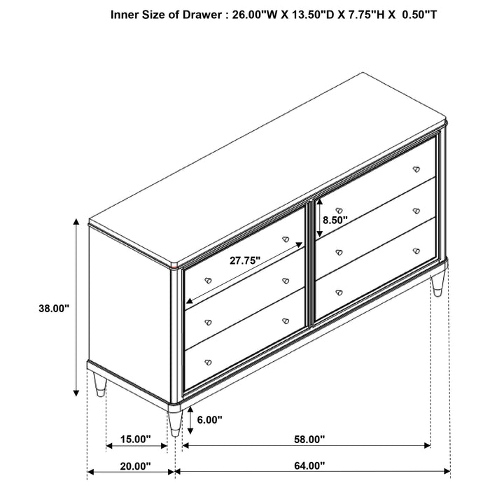 Five Star Furniture - Emberlyn Dresser