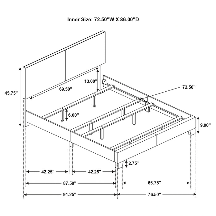 Five Star Furniture - Dorian Panel Bed