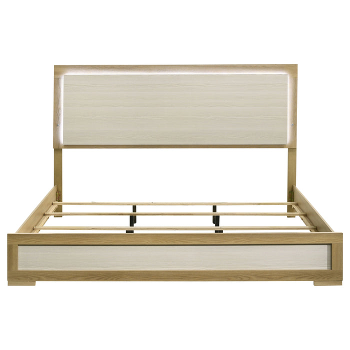 Five Star Furniture - Hyland Panel Bed with LED Lighting