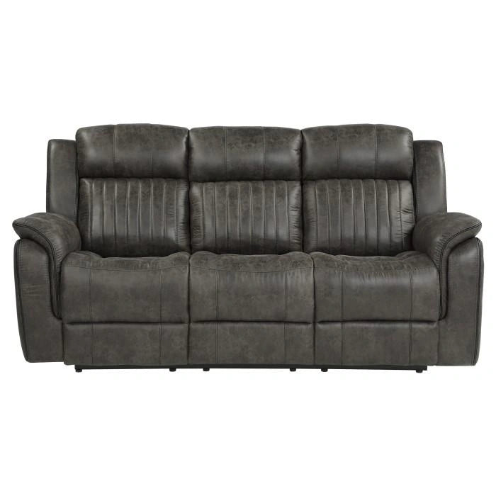 Five Star Furniture - Centeroak Double Reclining Sofa in Gray 9479BRG-3