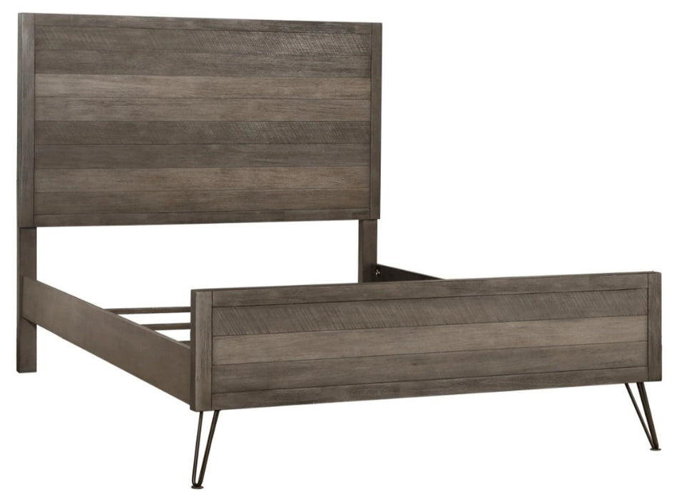 Five Star Furniture - Urbanite Full Panel Bed in Tri-tone Gray 1604F-1*
