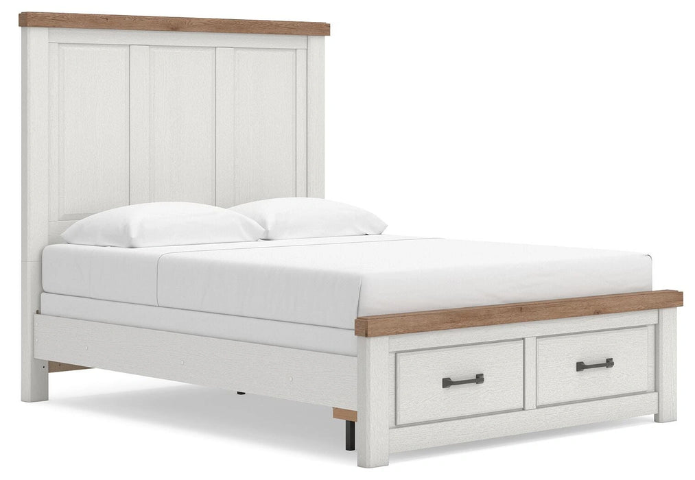 Five Star Furniture - Ashley Savonport Queen Panel Storage Bed